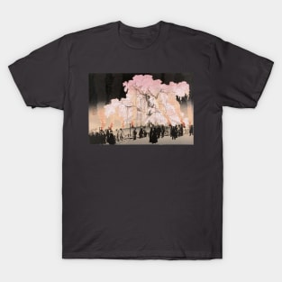 Cherry Blossoms in the Evening at Maruyama park T-Shirt